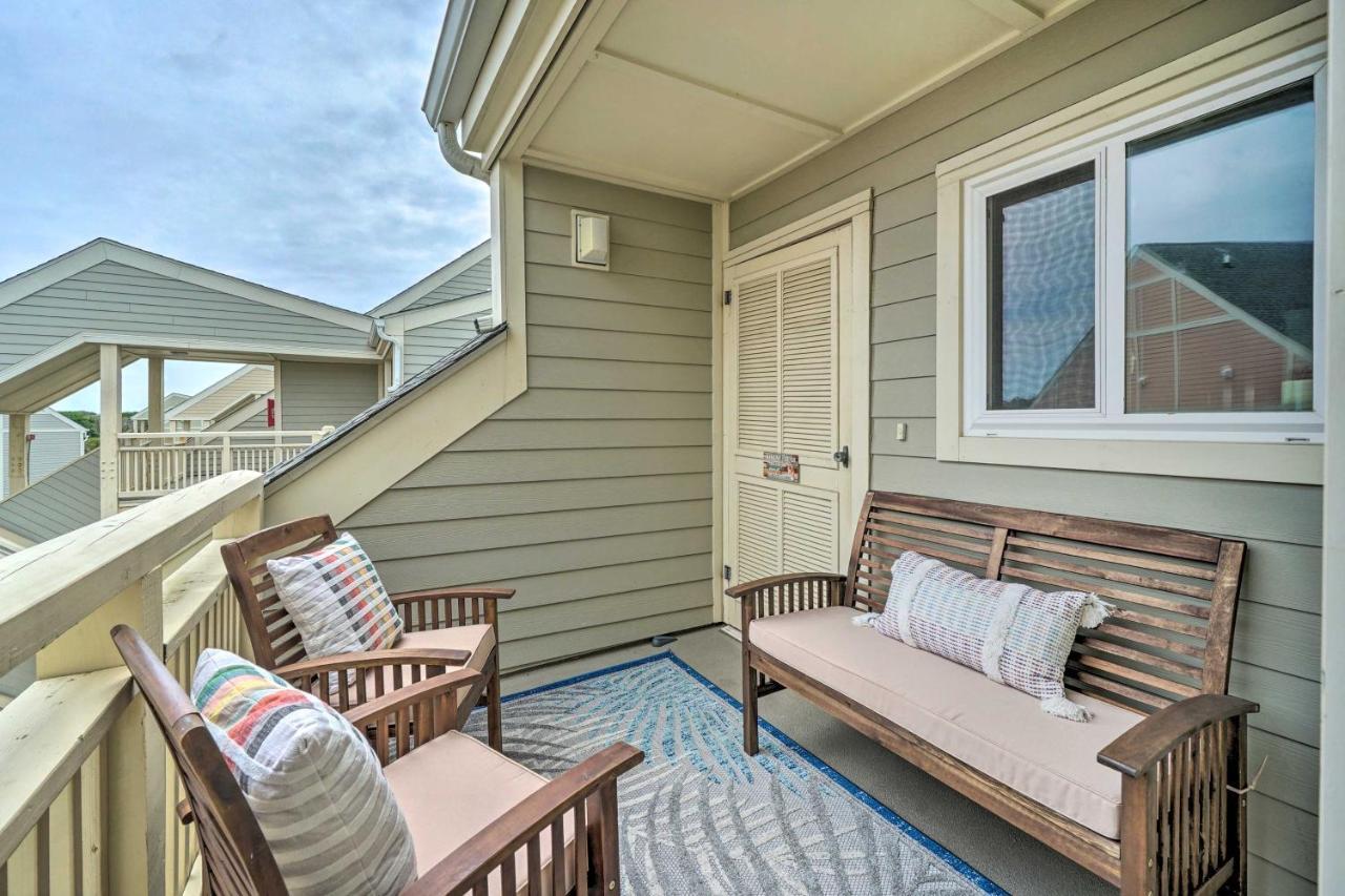 Beachfront Condo With Unobstructed Ocean Views! Oak Island Bagian luar foto
