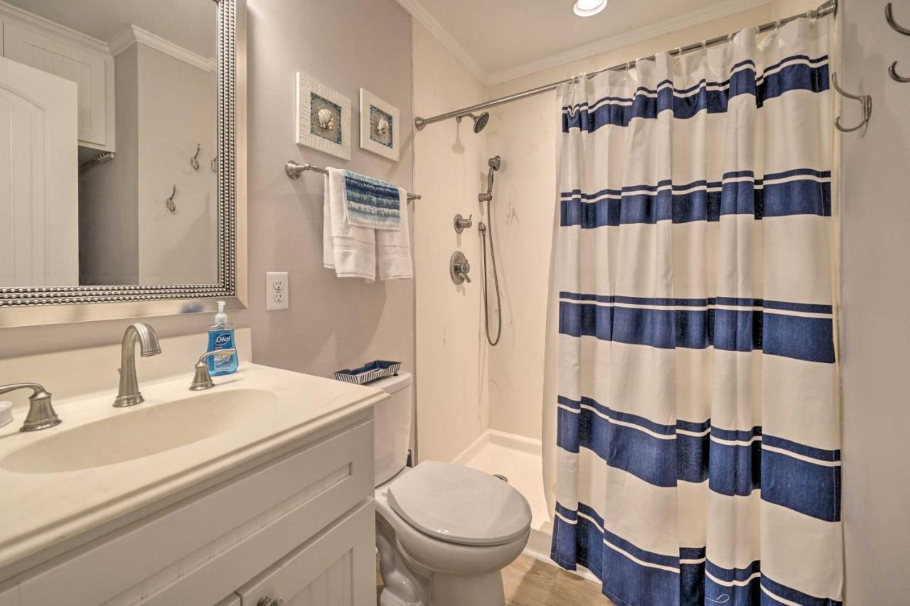 Beachfront Condo With Unobstructed Ocean Views! Oak Island Bagian luar foto