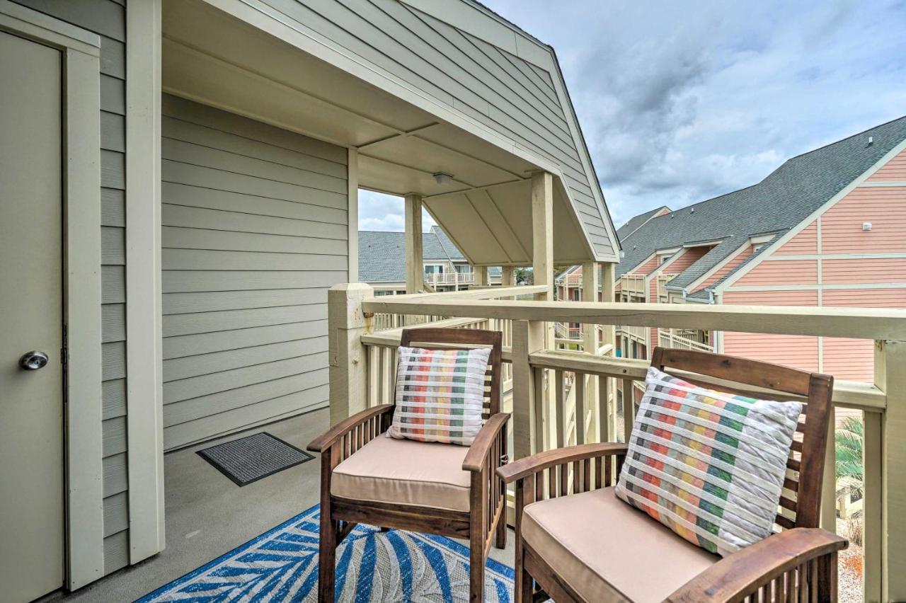 Beachfront Condo With Unobstructed Ocean Views! Oak Island Bagian luar foto